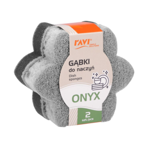 Gąbki do naczyń ONYX 2 sztuki RAVI